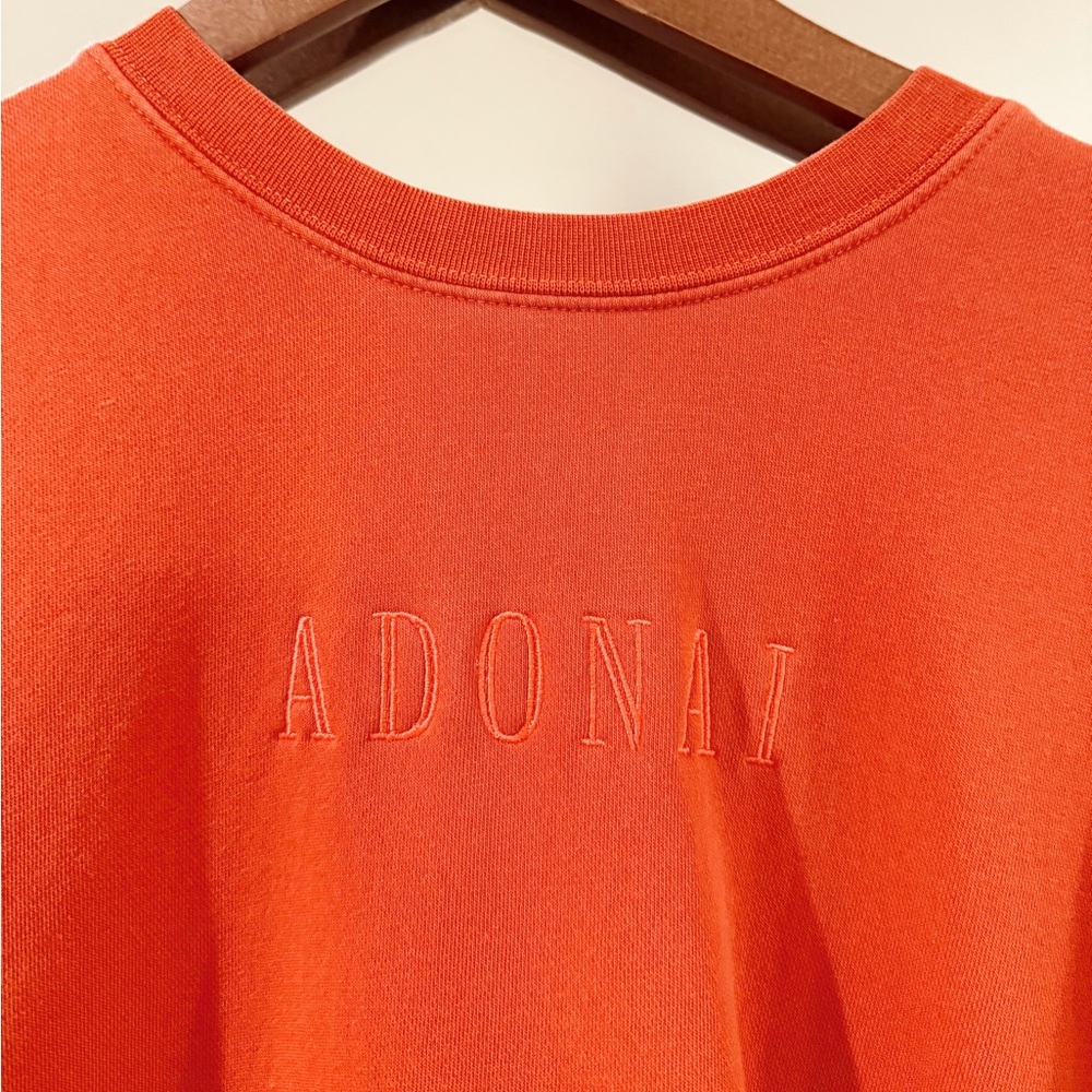 Orange Adonai Sweatshirt